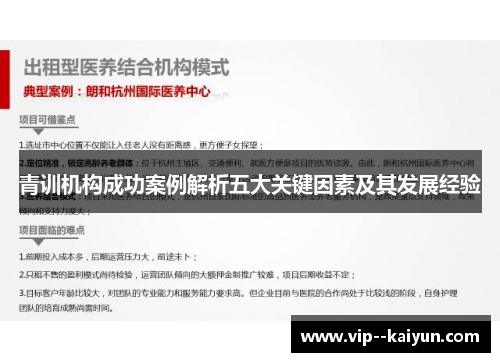 青训机构成功案例解析五大关键因素及其发展经验